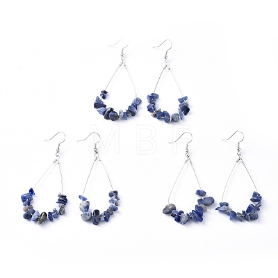 Dangle Earrings EJEW-E255-B01-1