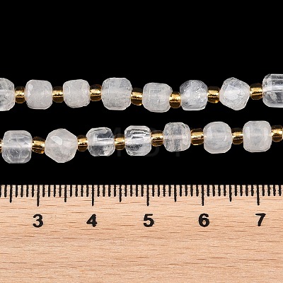 Natural Rainbow Moonstone Beads Strands G-Z147-A01-01-1