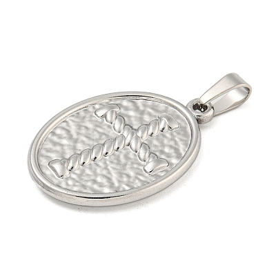 Non-Tarnish 304 Stainless Steel Pendants STAS-B071-02J-24P-1