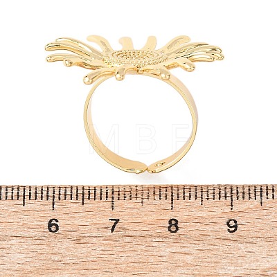 Brass Cuff Open Rings LS-RJEW-Z129-02G-02-1