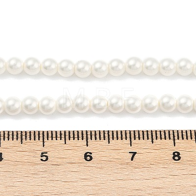 Round Shell Pearl Beads Strands BSHE-XCP0001-40A-1