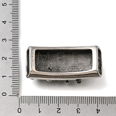 304 Stainless Steel Slide Charms STAS-F356-15AS-07-1