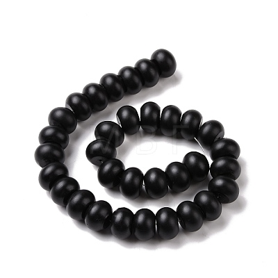 Natural Black Jade Beads Strands G-G864-17-1