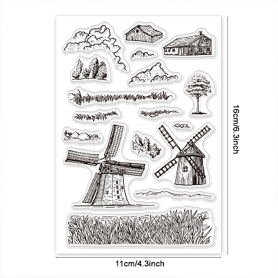 Custom PVC Plastic Clear Stamps DIY-WH0448-0508-1