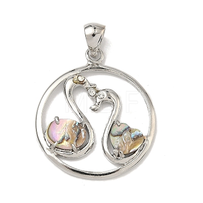 Natural Shell Pendants SSHEL-XCP0001-12-1