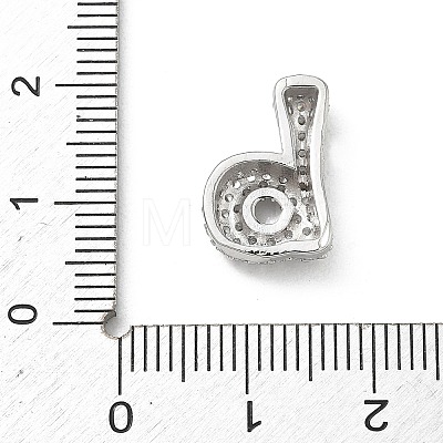 Brass Micro Pave Cubic Zirconia Pendants KK-A300-02P-B-1