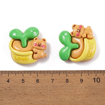 Opaque Resin Decoden Cabochons CRES-O007-04B-1