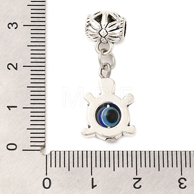 Tibetan Style Alloy Resin Pendants FIND-Z063-03AS-1