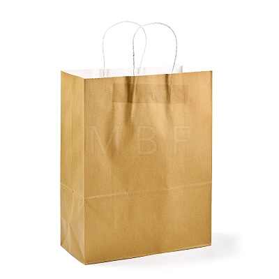 Pure Color Kraft Paper Bags AJEW-G020-D-06-1