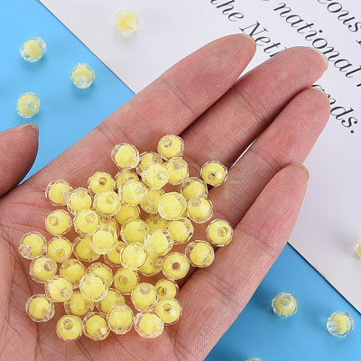 Transparent Acrylic Beads TACR-S152-17A-SS2105-1