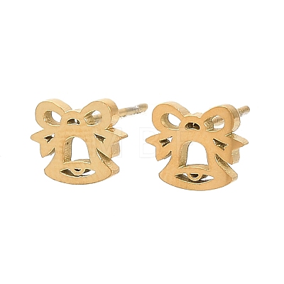 304 Stainless Steel Stud Earrings EJEW-I321-01G-02-1