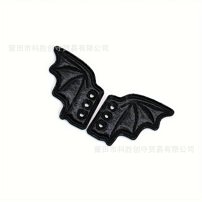 Halloween Imitation Leather Shoe Buckle for DIY Shoe Accessory PW-WG14EA0-01-1