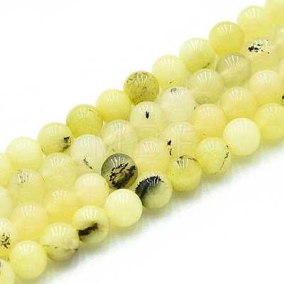 Natural Quartz Beads Strands G-N355-6mm-53-1