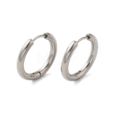 Tarnish Resistant 304 Stainless Steel Hoop Earrings EJEW-P177-P-23-1