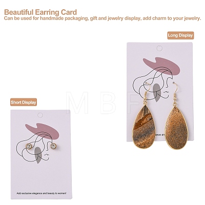 Cardboard Jewelry Display Cards X-CDIS-H002-01A-01-1