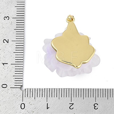 Rack Plating Brass Pendants KK-C082-15G-08-1