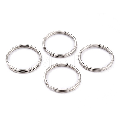 304 Stainless Steel Split Key Rings X-STAS-H153-02P-1
