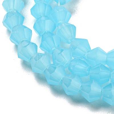 Imitation Jade Glass Beads Strands EGLA-A039-J4mm-D03-1