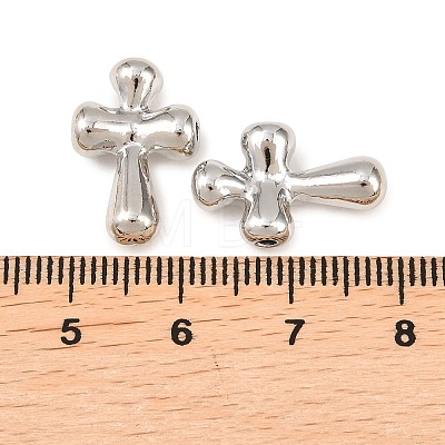 Cross Brass Beads KK-Z146-33P-1