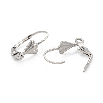 Tarnish Resistant 304 Stainless Steel Leverback Earring Findings LS-STAS-K218-08P-1