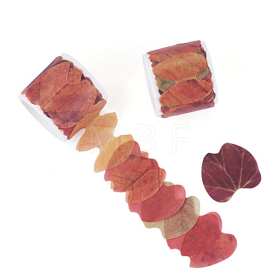 Autumn Leaf Paper Tape Stickers for Card Making DIY-TAC0032-23H-1