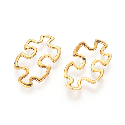 Tibetan Style Alloy Linking Rings TIBE-3558-AG-FF-1