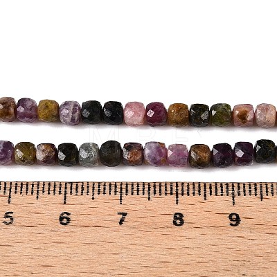 Natural Colorful Tourmaline Beads Strands G-N342-109B-1