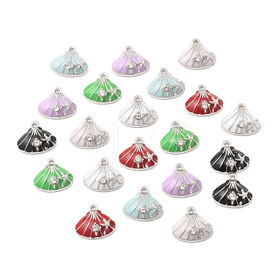 Alloy Enamel Charms FIND-U033-05P-1