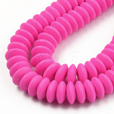 Handmade Polymer Clay Beads Strands X-CLAY-N008-064-A17-1