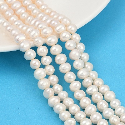 Natural Cultured Freshwater Pearl Beads Strands PEAR-I007-07X-13A-1