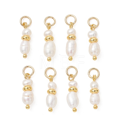 Natural Cultured Freshwater Pearl Pendants PALLOY-JF05450-01-1