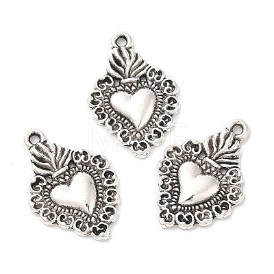 Tibetan Style Alloy Pendants X-PALLOY-R143-16AS-1