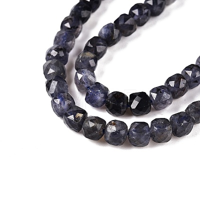 Natural Iolite Beads Strands G-N342-112A-1