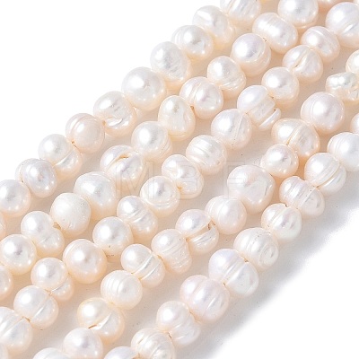 Natural Cultured Freshwater Pearl Beads Strands PEAR-I007-07L-03-1