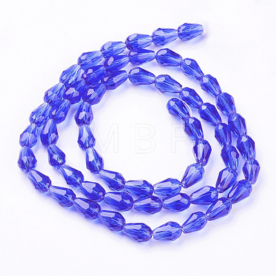 Glass Beads Strands GLAA-R024-11x8mm-3-1