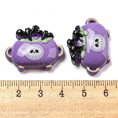 Halloween Opaque Resin Decoden Cabochons CRES-H002-02F-1