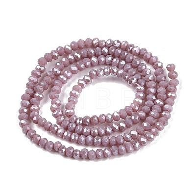 Electroplate Glass Beads Strands LS-EGLA-A044-P1mm-A13-1