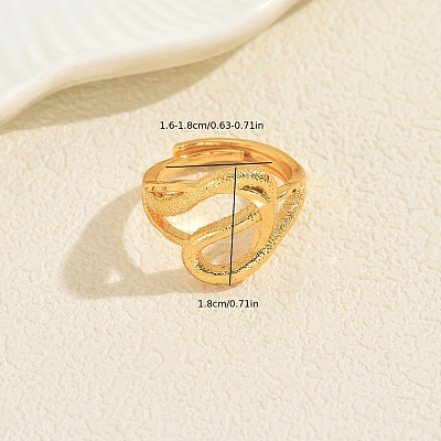 Brass Cuff Open Rings for Women FB8825-1