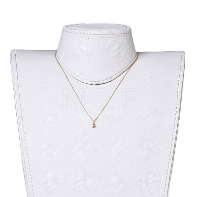 Brass Pendant Necklaces NJEW-JN02386-1