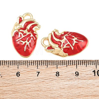 Rack Plating Alloy Enamel Pendants AL-CBA2B10-01G-01-1