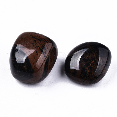 Natural Mahogany Obsidian Beads G-N332-003-1