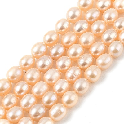 Natural Cultured Freshwater Pearl Beads Strands PEAR-I007-01D-01B-1