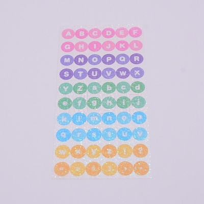 Waterproof Laser Plastic Self Adhesive Stickers DIY-TAC0005-63-1