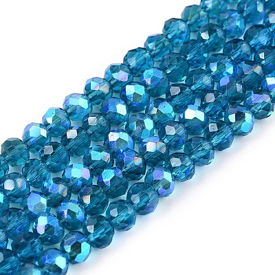 Electroplate Glass Beads Strands LS-EGLA-A044-T3mm-L27-1