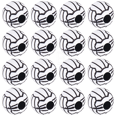 150Pcs Craft Style Acrylic Beads MACR-SC0002-20-1