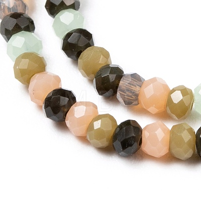 Faceted Glass Beads Strands GLAA-G074-A03-1