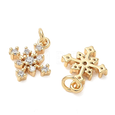 SHEGRACE Brass Micro Pave Cubic Zirconia Pendants XGRQ3D032-487G-1