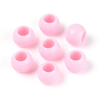 Opaque Acrylic Beads SACR-N018-05C-1