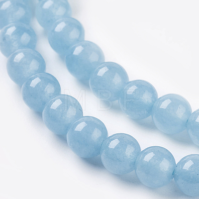 Natural White Jade Beads Strands X-G-G051-R1-4mm-1
