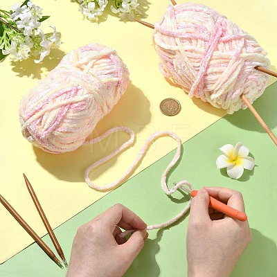 Soft Crocheting Polyester Yarn YCOR-FZC0001-01G-1